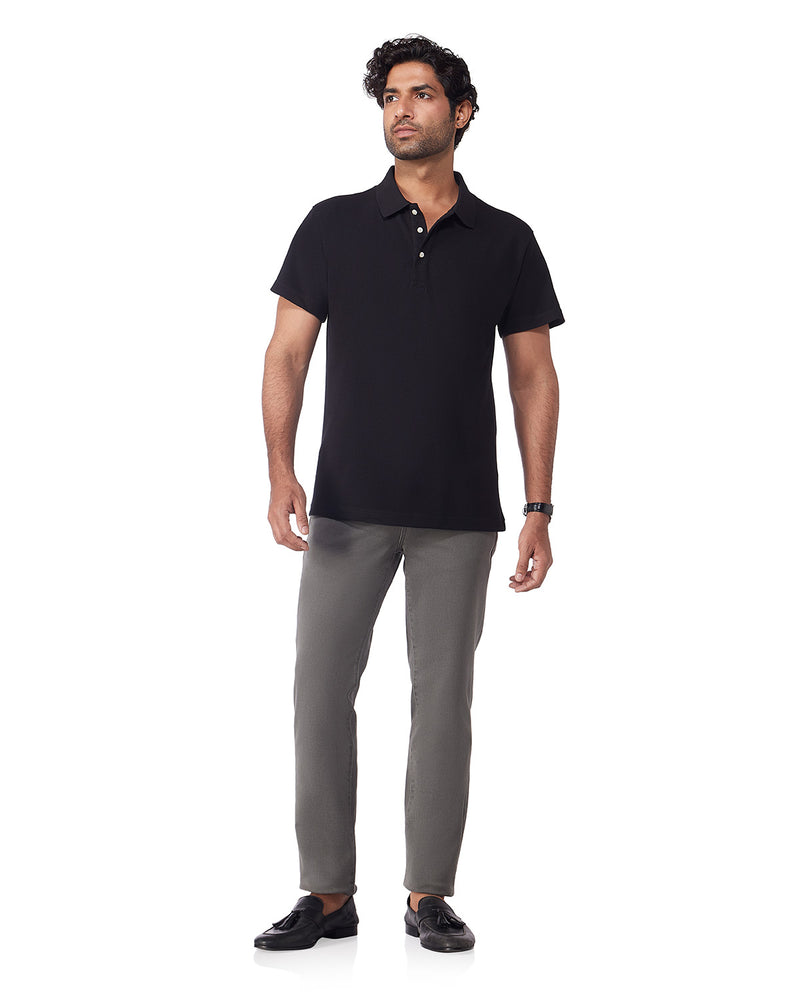 Downtown Dobby Stretch Jeans - Stone Grey