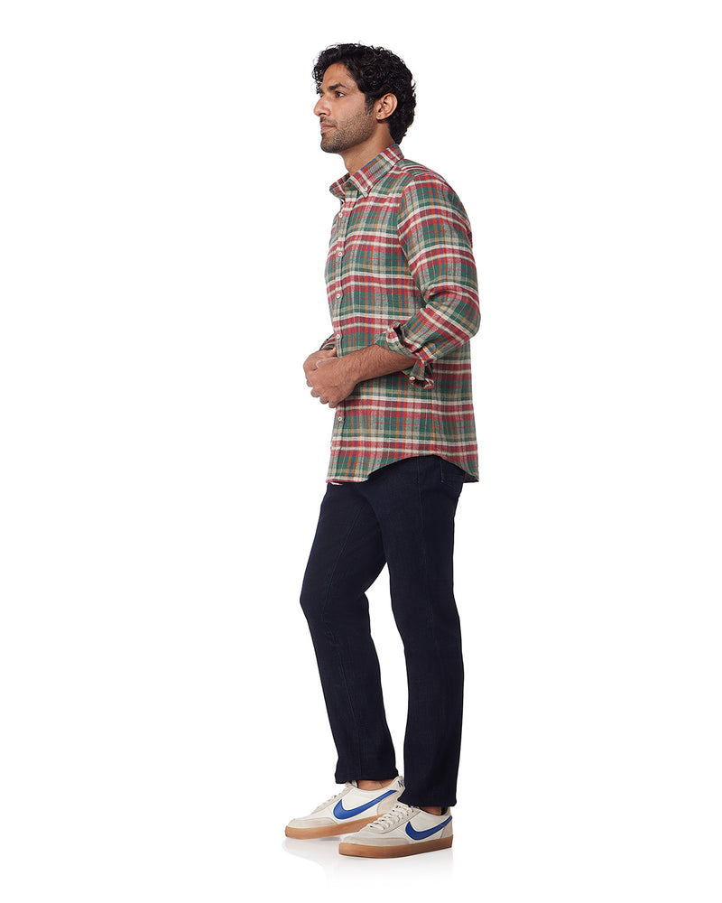 Slubrush Stretch Jeans - Dark Blue