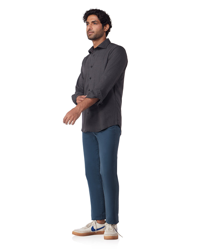 Downtown Dobby Stretch Jeans - Grey