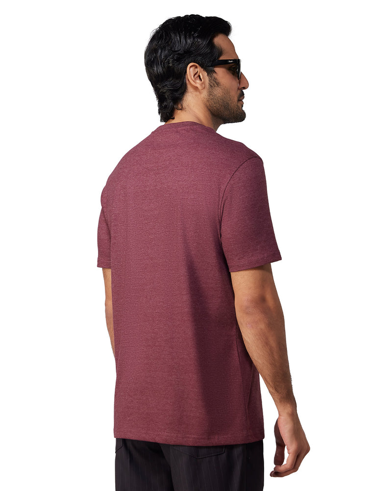 Cityof Melange T-shirt - Maroon