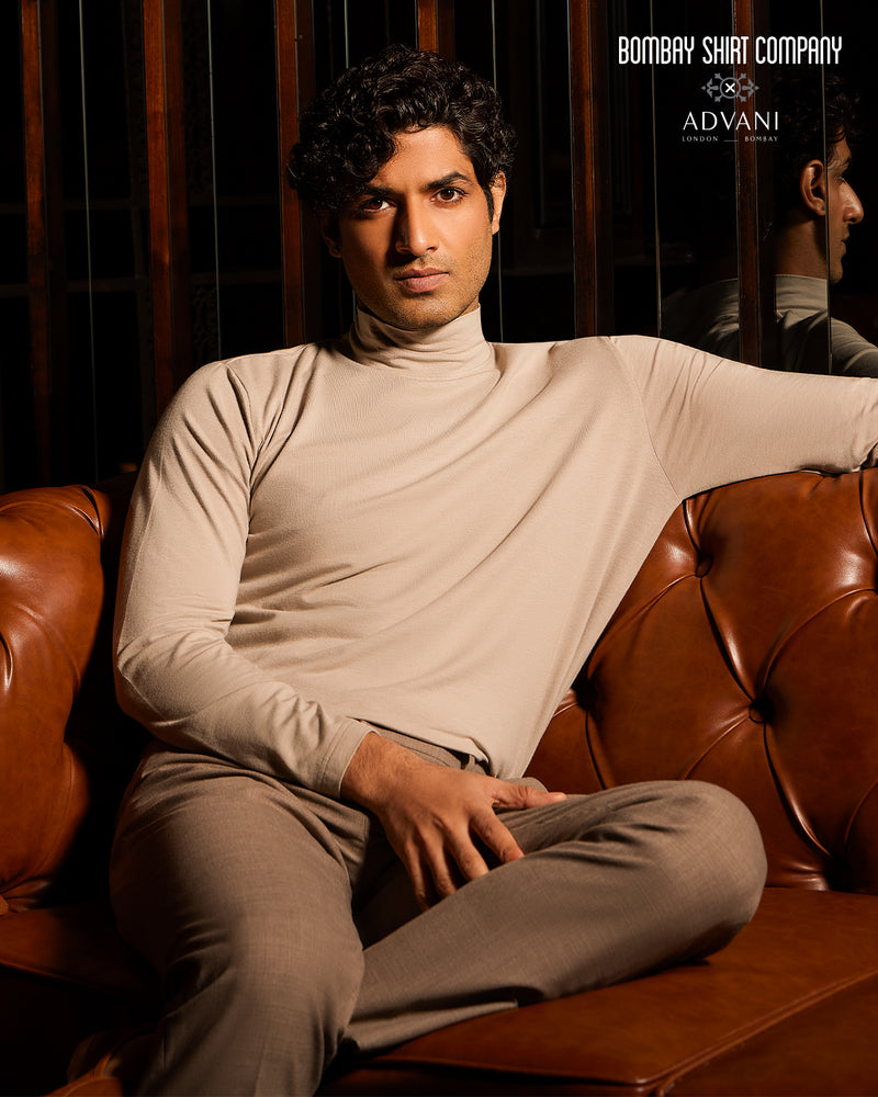 BSC x ALB | Turtleneck Toast T-Shirt - Brown