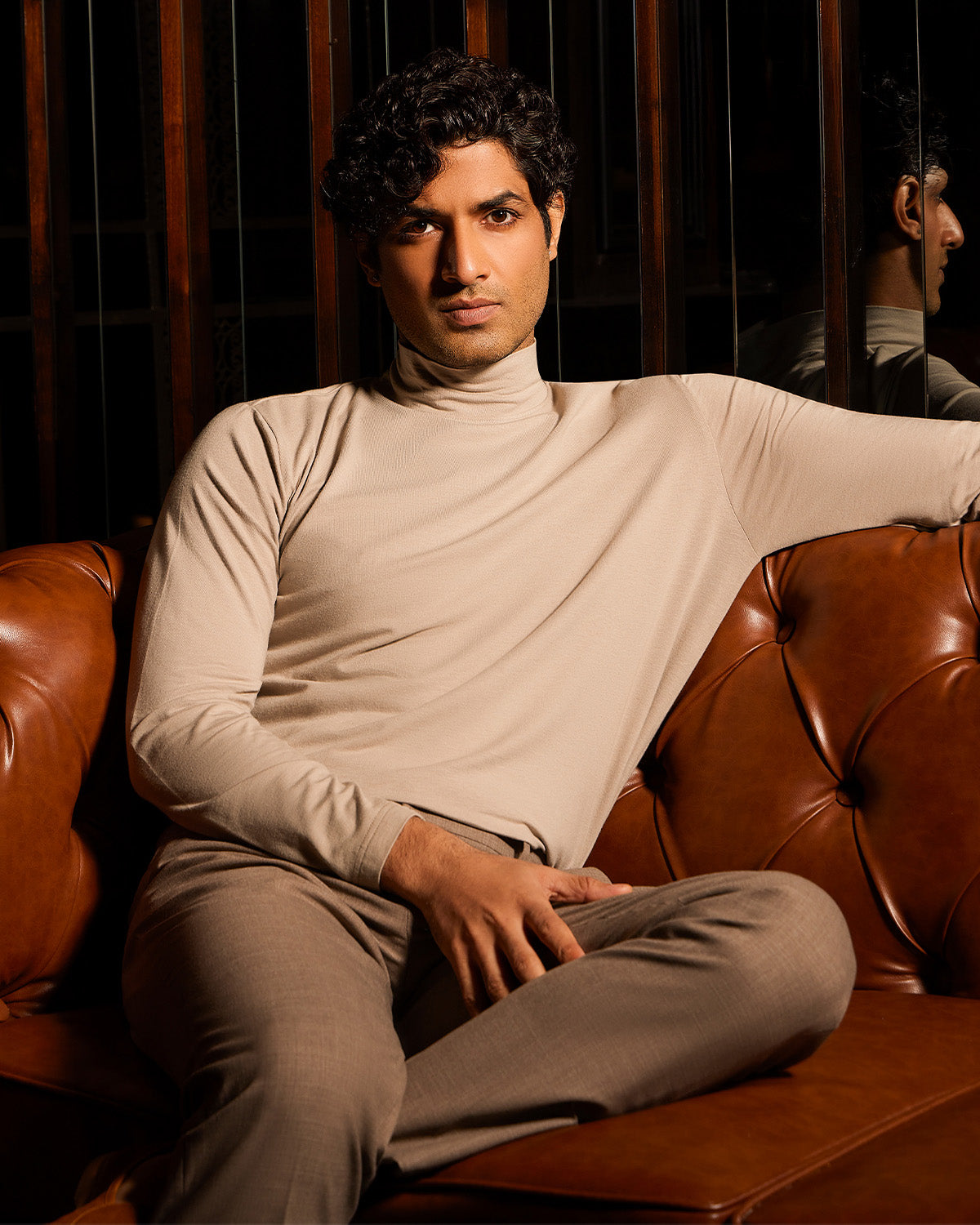 BSC x ALB | Turtleneck Toast T-Shirt - Brown