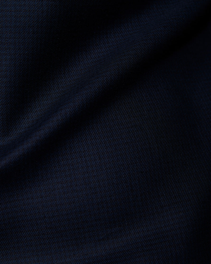 Navy Cotton Twill Shirt