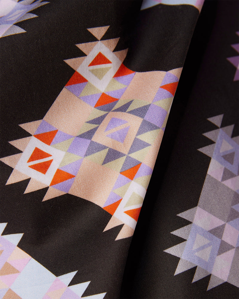 Black Aztec Printed Shirt