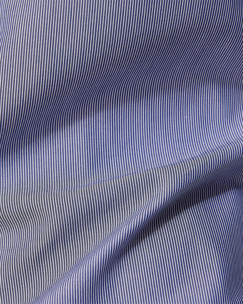 Blue & White Pinstriped Shirt