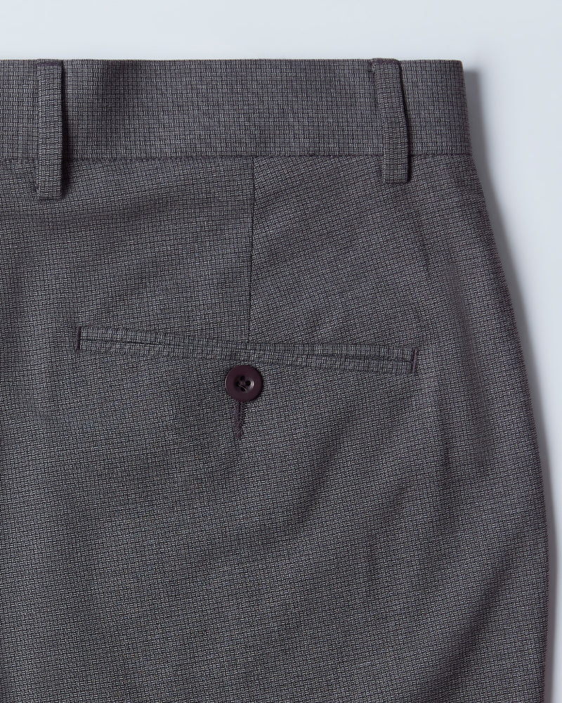 Helios Stretch Checked Dress Pants - Grey