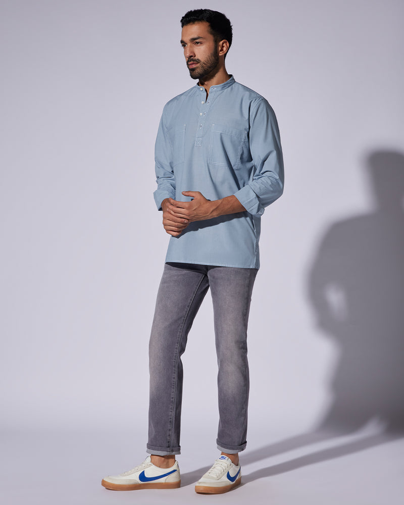 Graphite Onyx Stretch Jeans - Grey