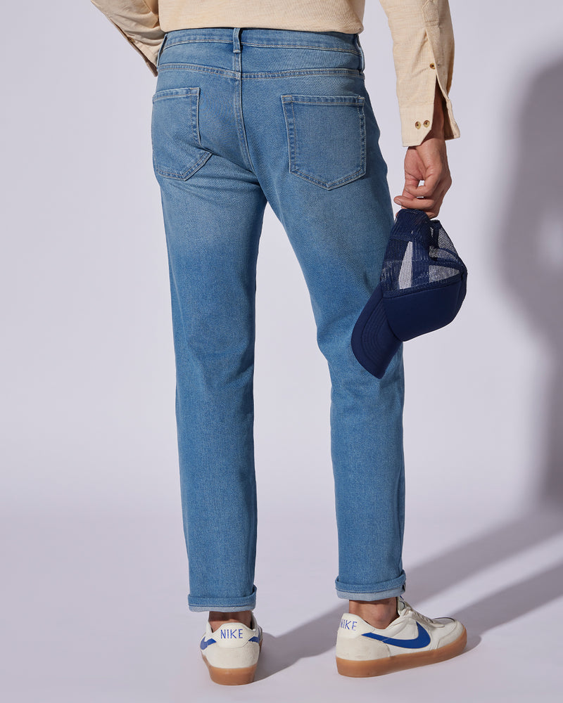 Heirloom Blue Stretch Jeans - Light Blue