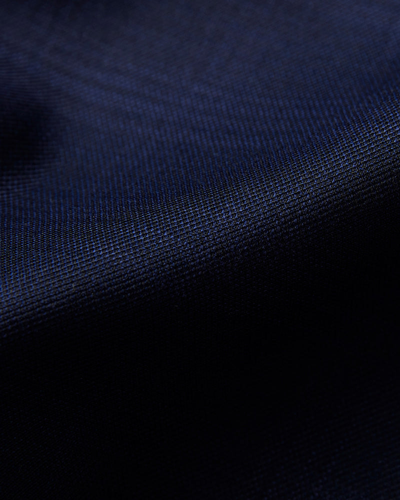 Marshal Blended Wool Stretch Dress Pants - Navy