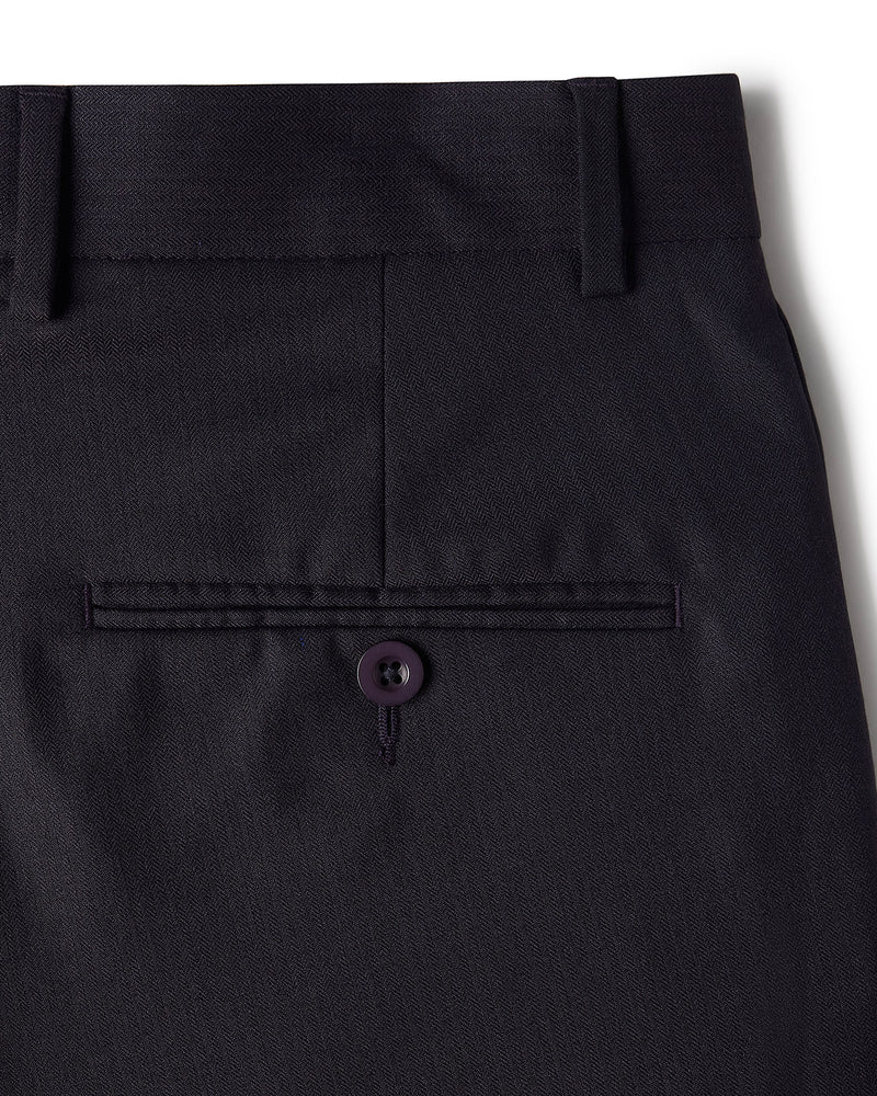 Chancellor Blended Wool Dress Pants - Navy