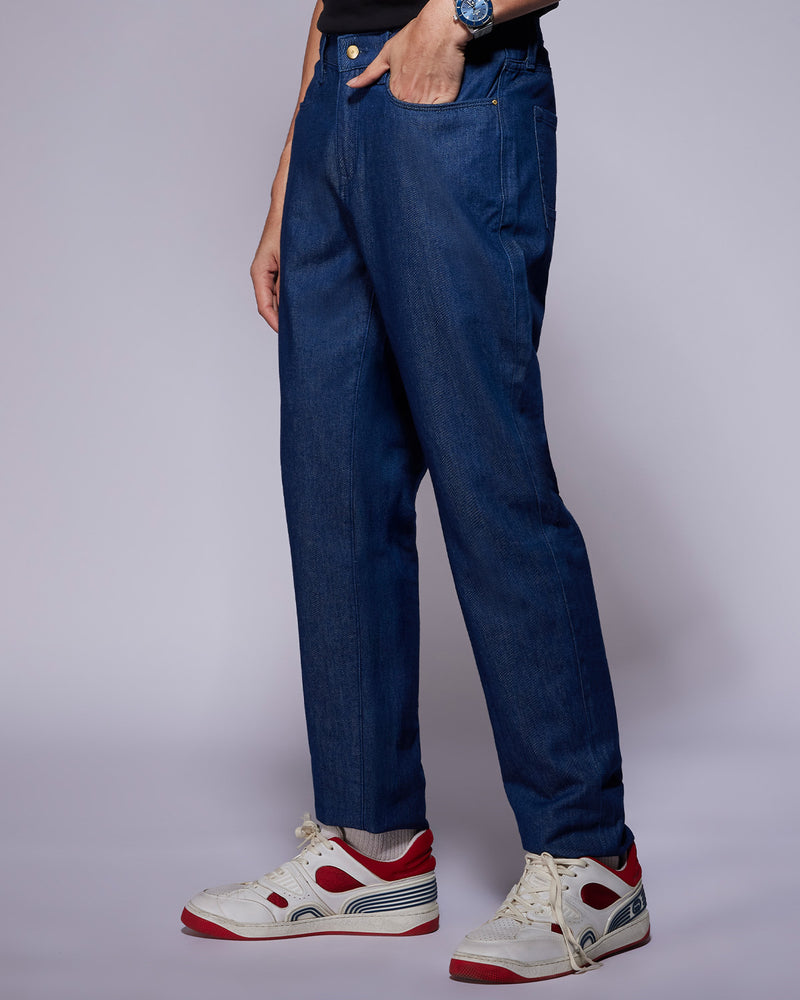 Frosted Blue Rigid Jeans