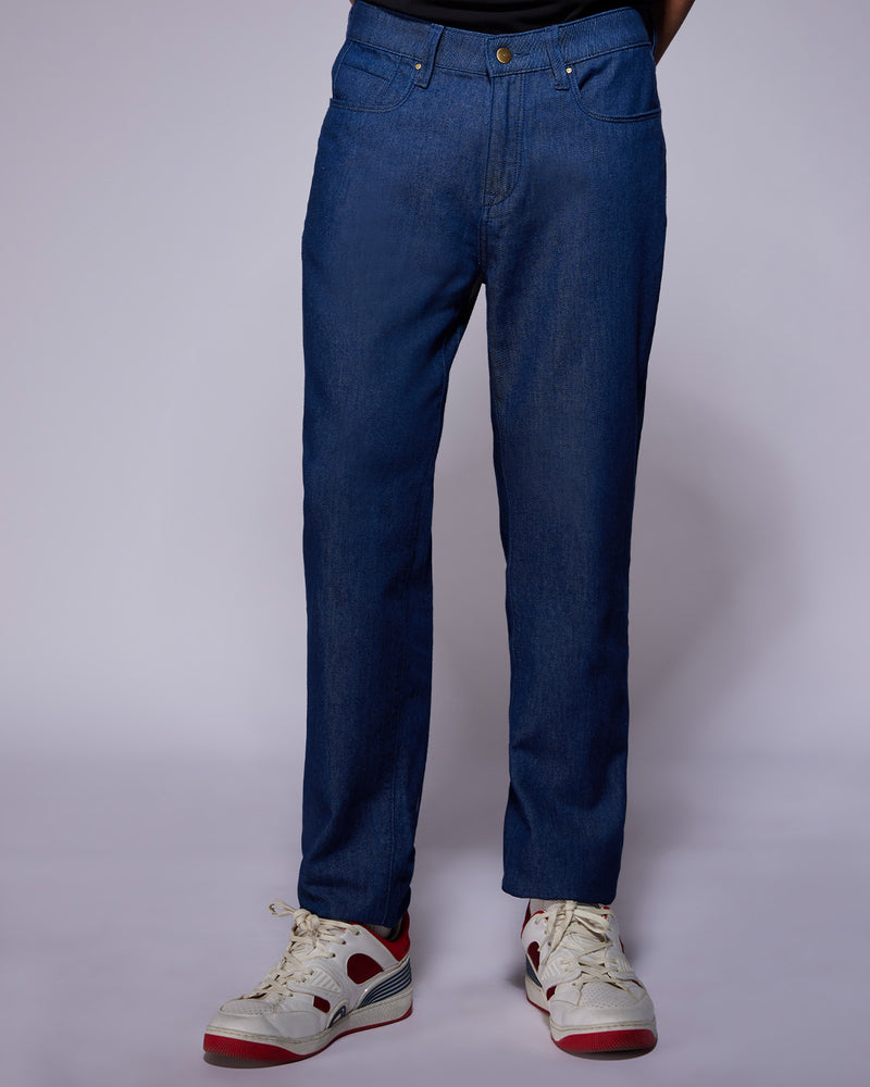 Frosted Blue Rigid Jeans – Bombay Shirt Company - Main Image