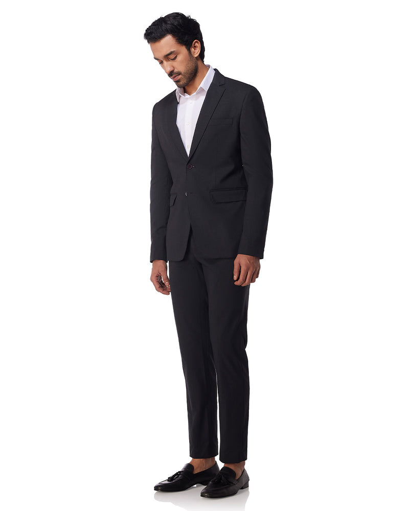 The Exquisite Blended Wool Jacket - Dark Grey