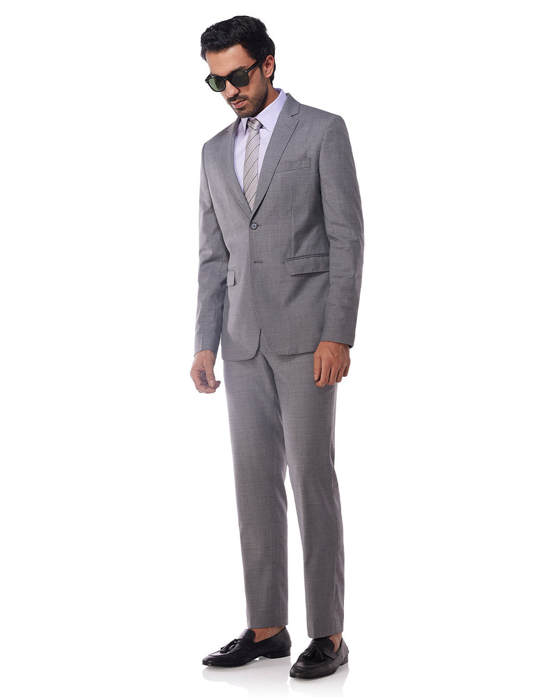 The Exquisite Blended Wool Jacket - Grey