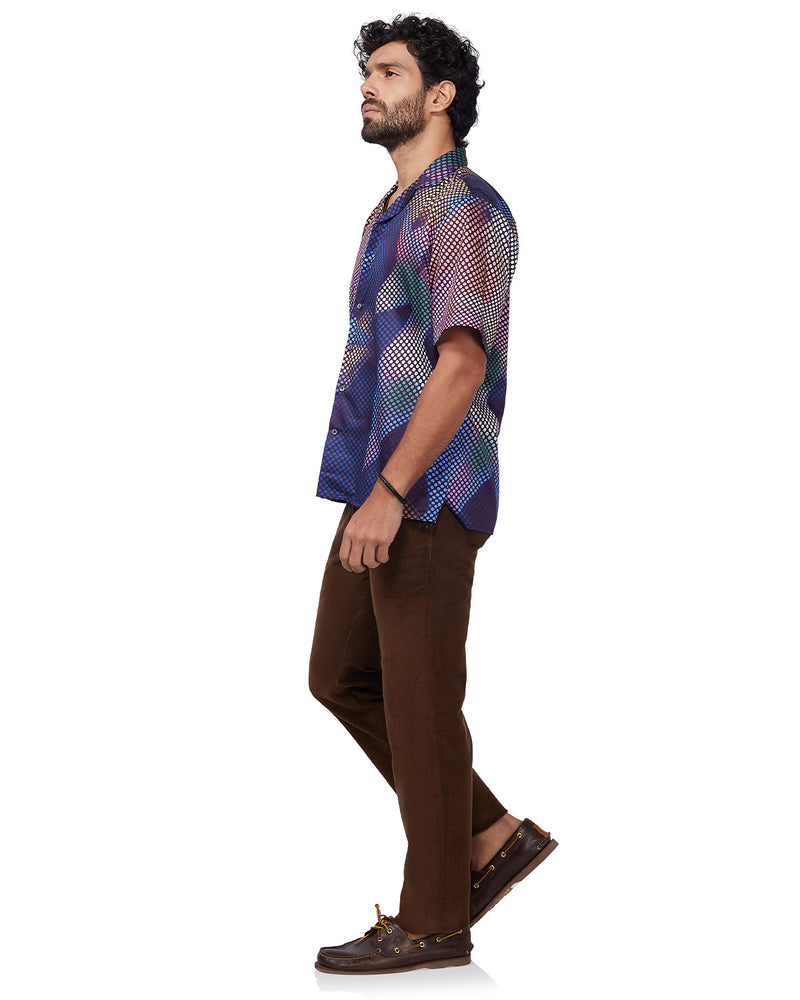 Multicoloured Geometric Printed Shirt