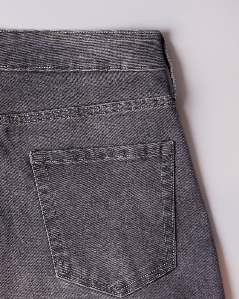 Graphite Onyx Stretch Jeans - Grey