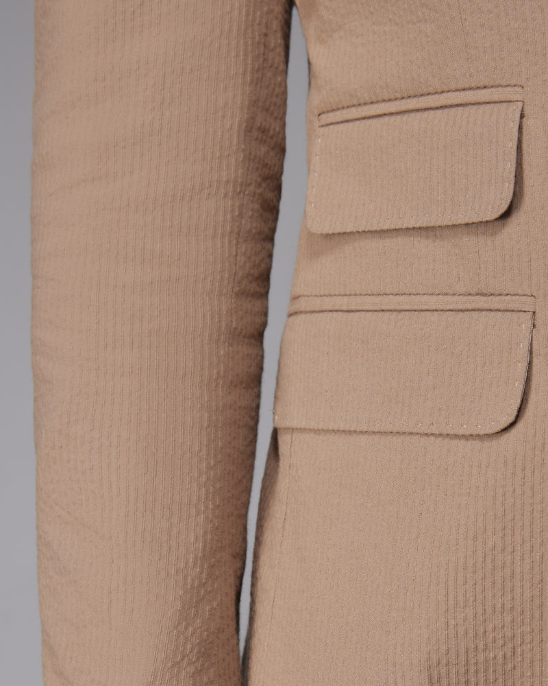 The Havenwood Double Breasted Blazer - Brown