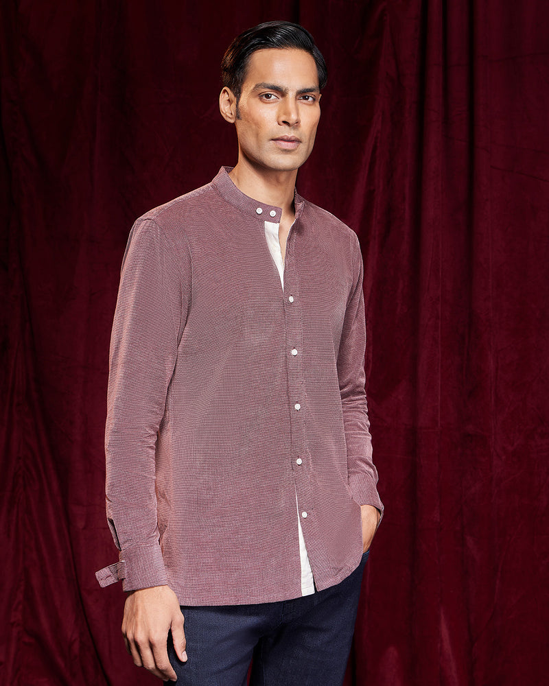 BSC x ALB | Groove Corduroy Shirt - Maroon