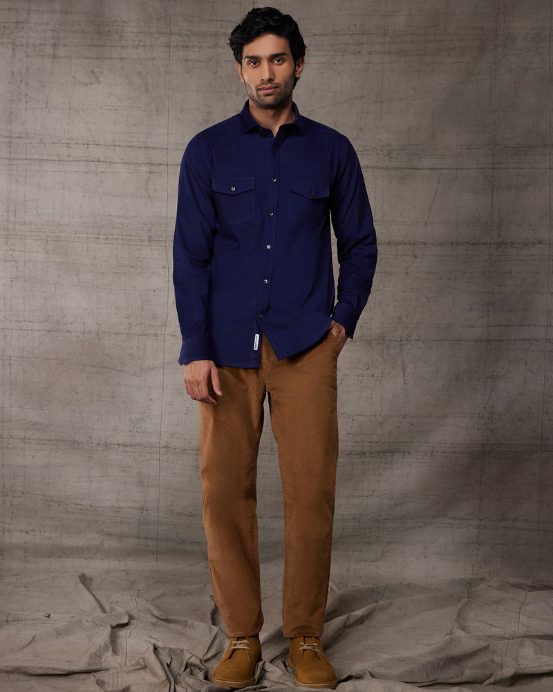 Imperial Corduroy Stretch Chinos - Ochre