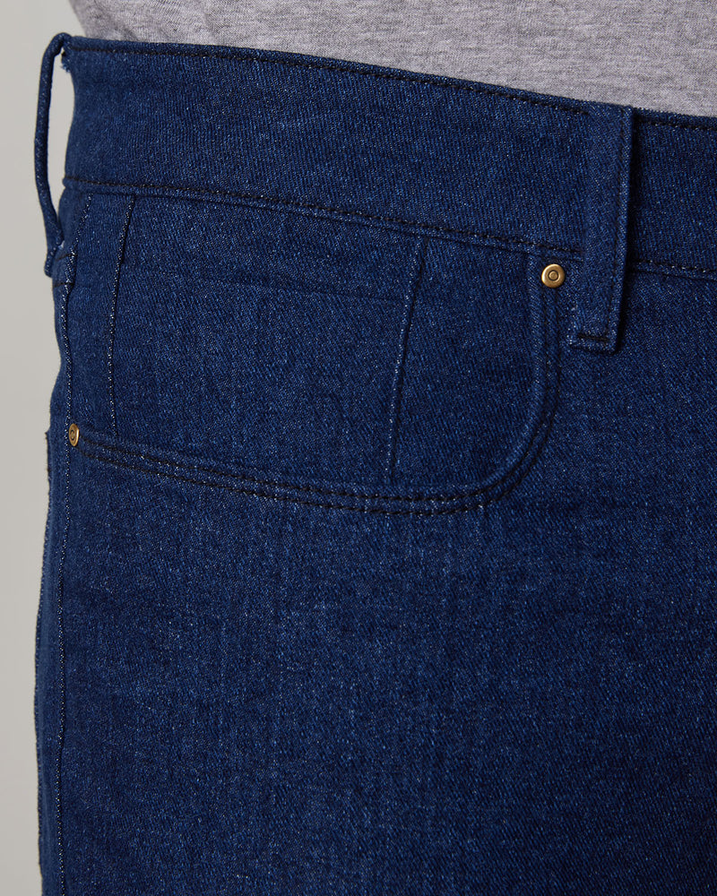 Indigo Plush Stretch Jeans.