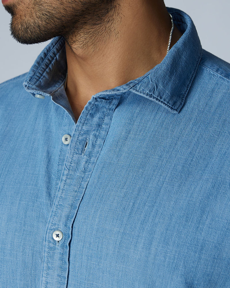 Light Blue Denim Shirt – Bombay Shirt Company1