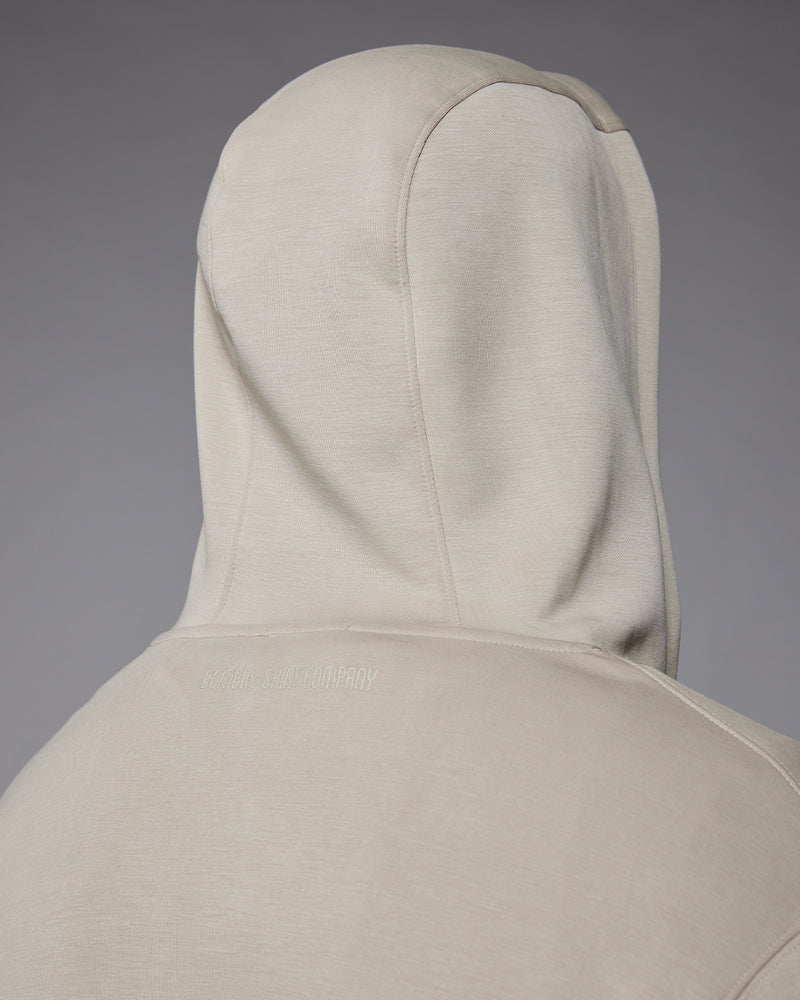 Luxe Travel Zipper Hoodie - Light Olive