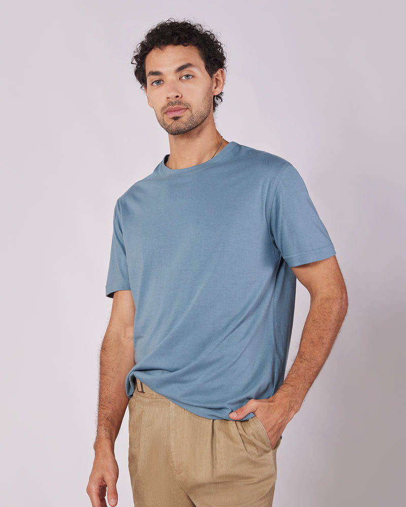 Luxe Nova T-Shirt - Steel Blue