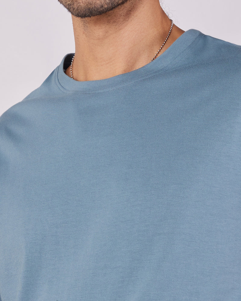 Luxe Nova T-Shirt - Steel Blue