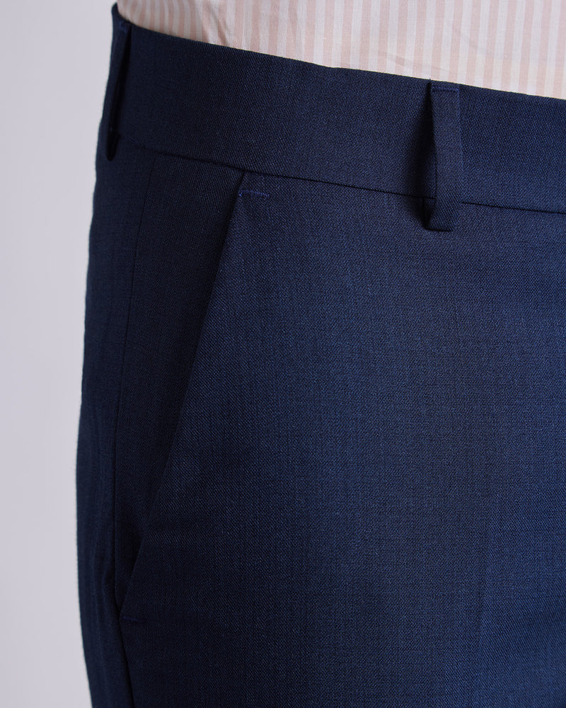 Velour Dress Pants - Navy