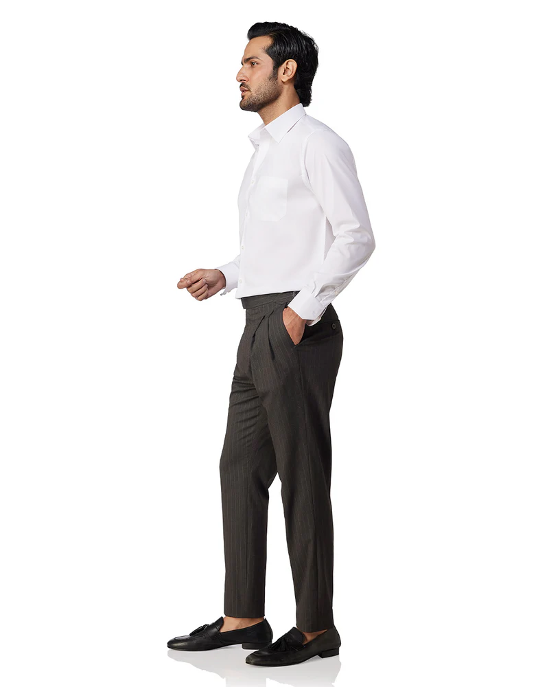 White Soft Cotton Twill Shirt