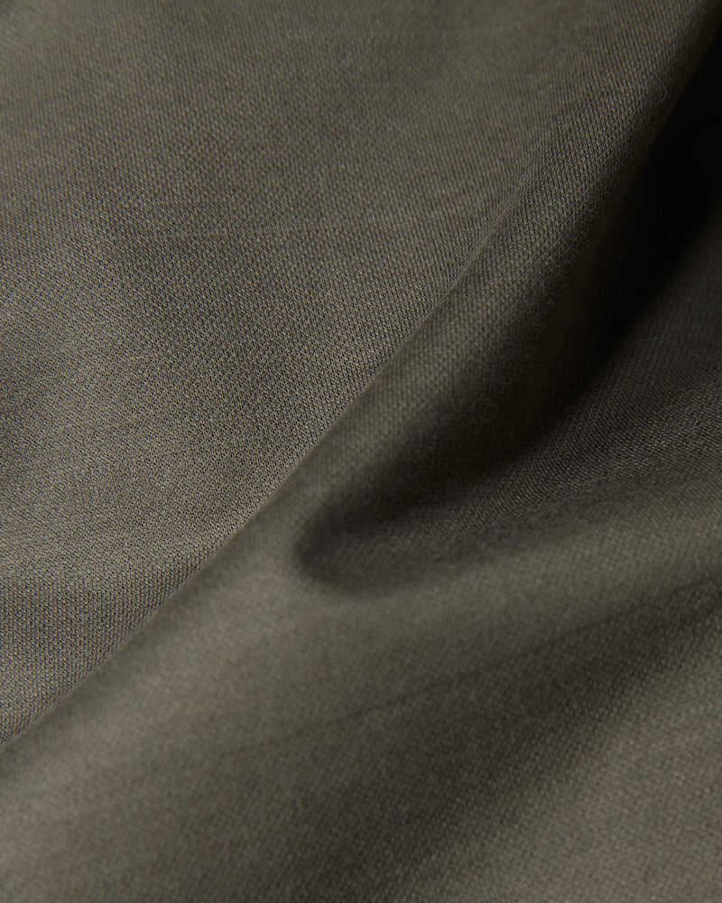 Olive Stretch Knit Shirt