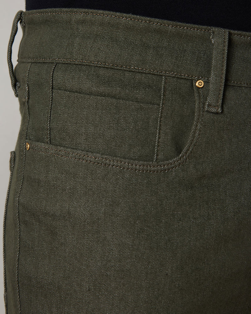 Olive Vine Stretch Jeans.