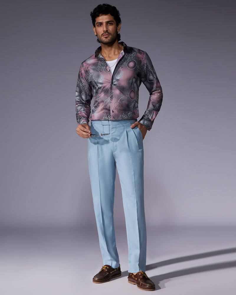 Solara Neapolitan Dress Pants - Light Blue Bombay Shirt Company Solara Neapolitan Dress Pants - Light Blue Bombay Shirt Company