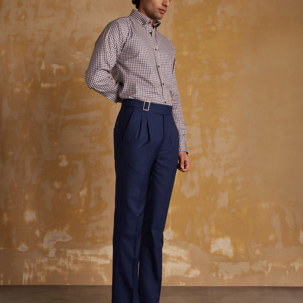 Beige Self Design Trousers - Selling Fast at Pantaloons.com
