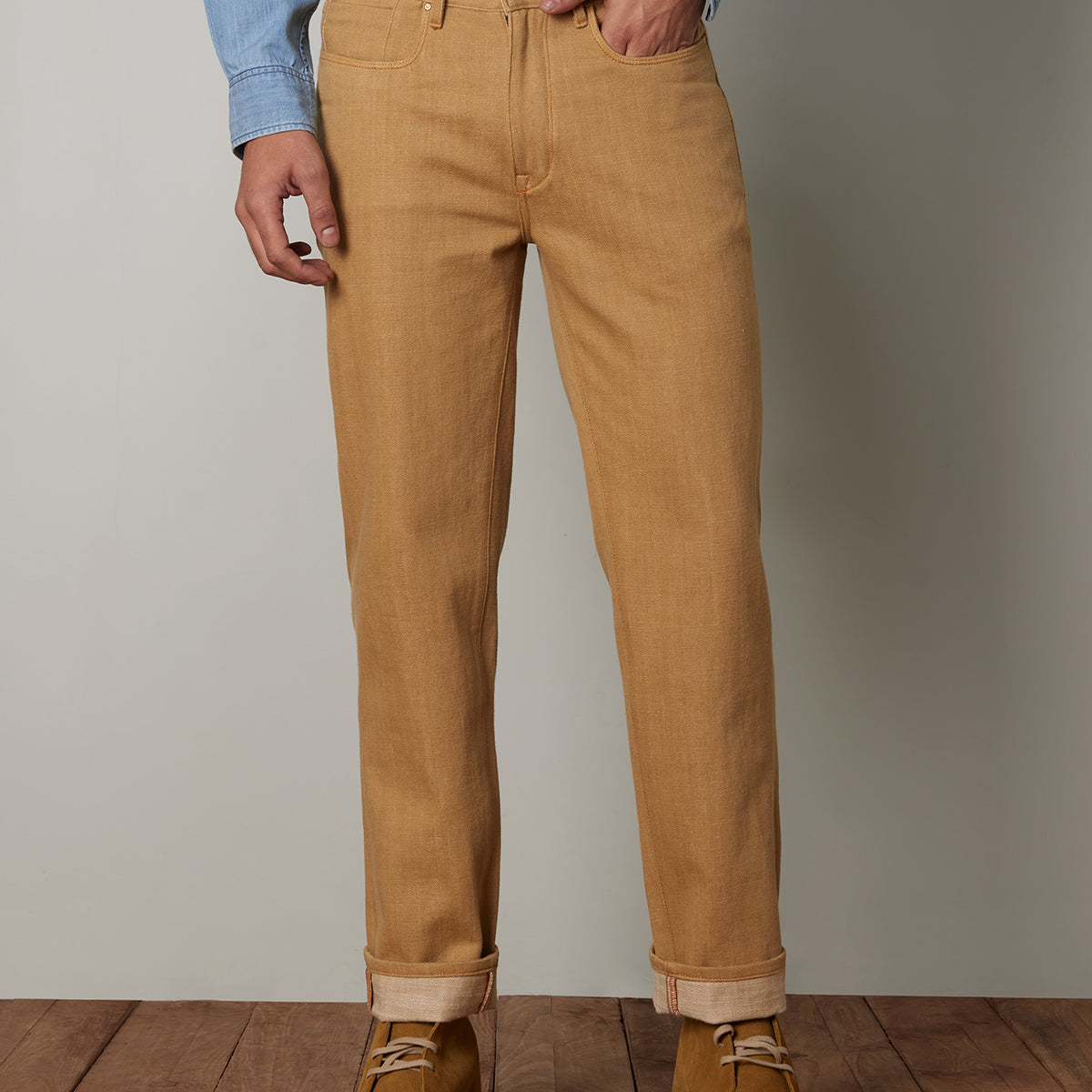 Japanese Sulphur Gold Rigid Jeans – Bombay Shirt Company