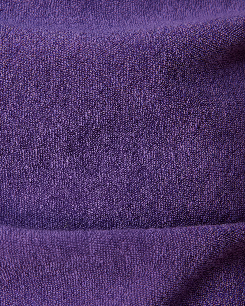 Signature Terry Towel Polo T-Shirt - Purple