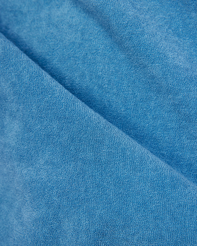 Signature Terry Towel Polo T-Shirt - Blue