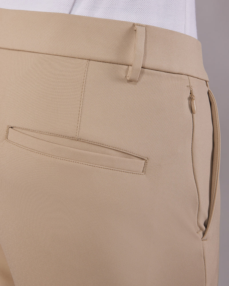 Tailored Smart Pants - Beige