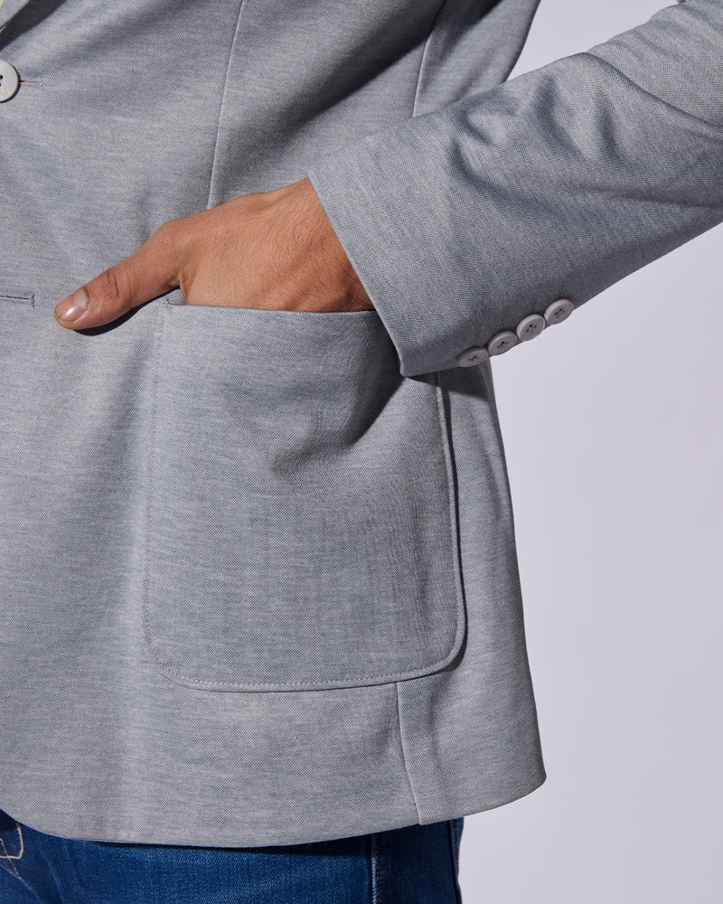 The Frostgate Knit Blazer - Grey