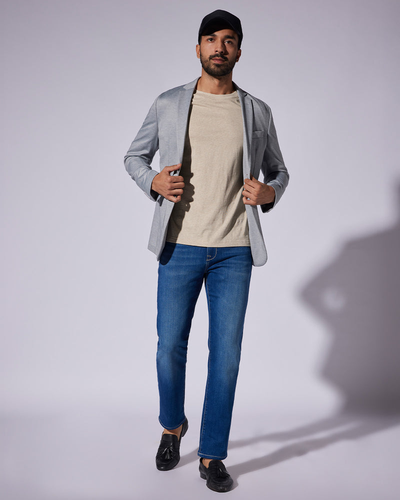 The Frostgate Knit Blazer - Grey