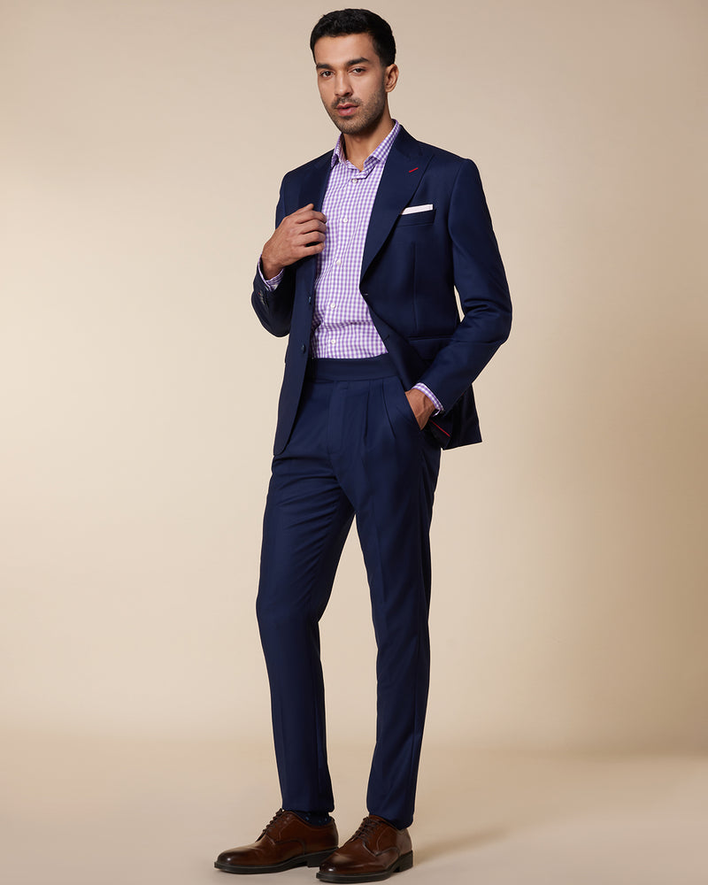 The Mayfair Blended Wool Blazer - Navy