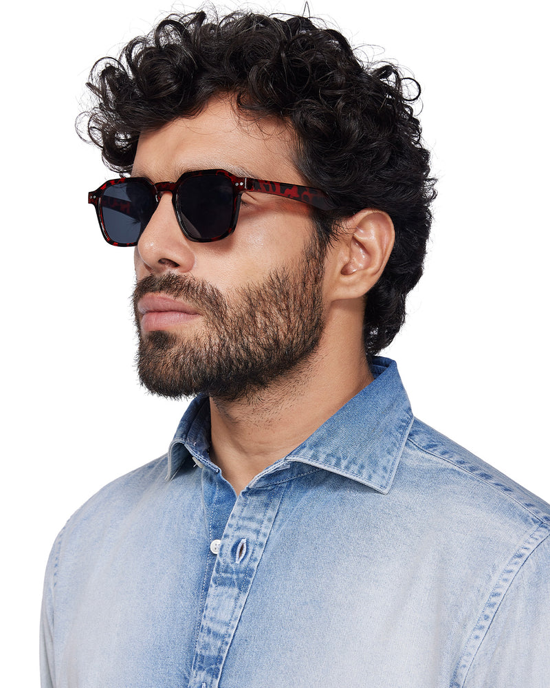 Blue Faded Denim Shirt