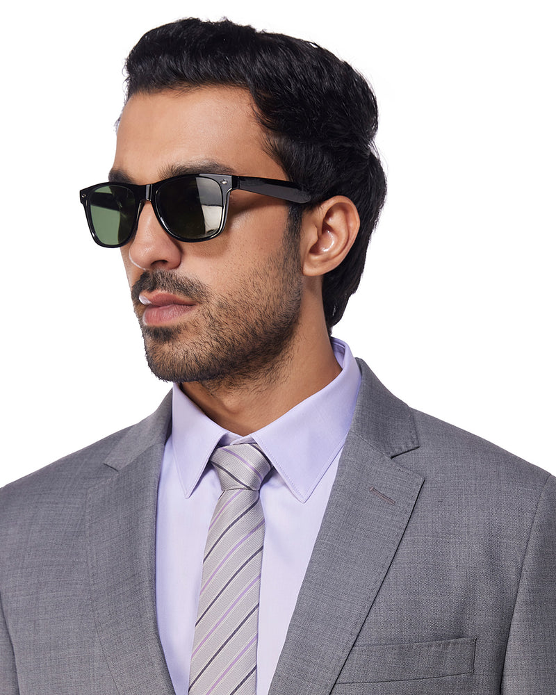 The Exquisite Blended Wool Jacket - Grey