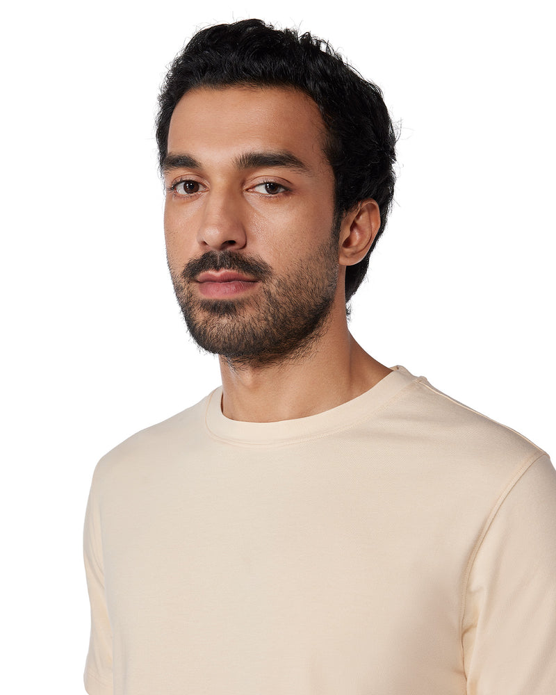 Luxe Voyager T-Shirt - Cream