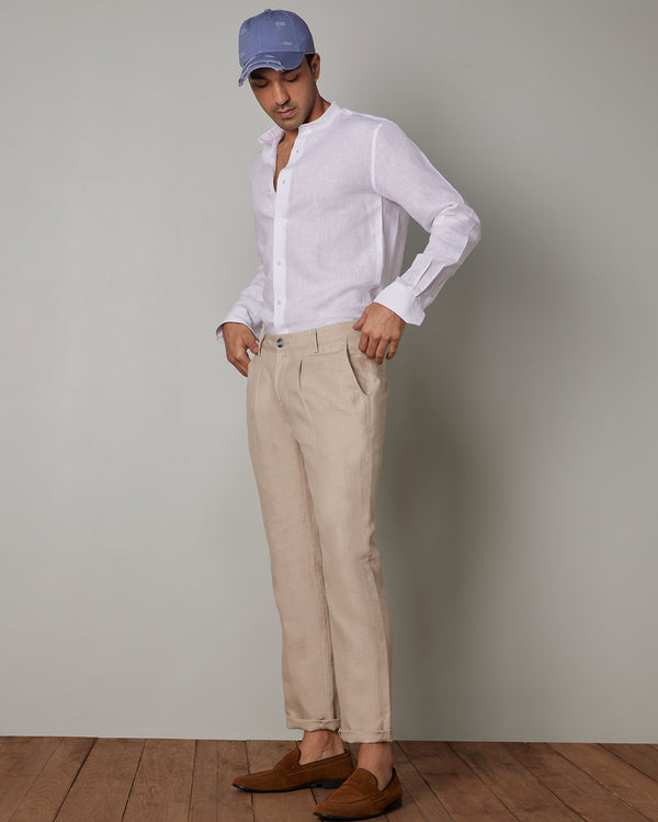 Timeless Linen Pants - Beige