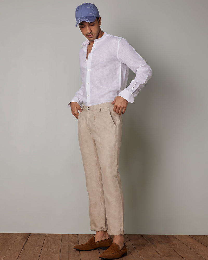 Timeless Linen Pants - Beige