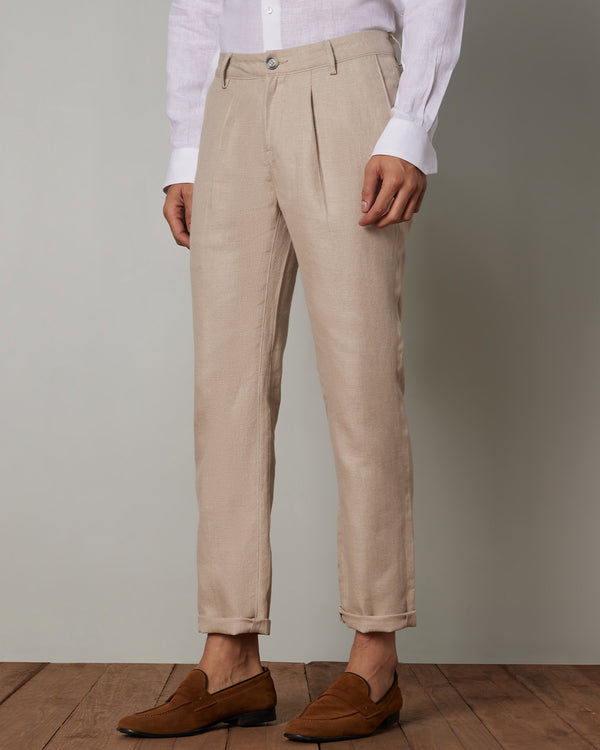 Timeless Linen Pants - Beige
