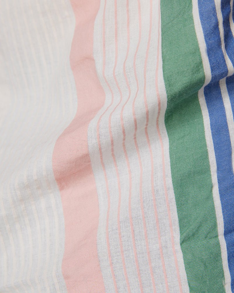 Multicoloured Half-Sleeve Seersucker Shirt