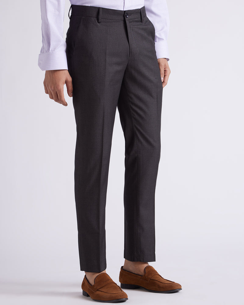 Velour Dress Pants - Dark Grey