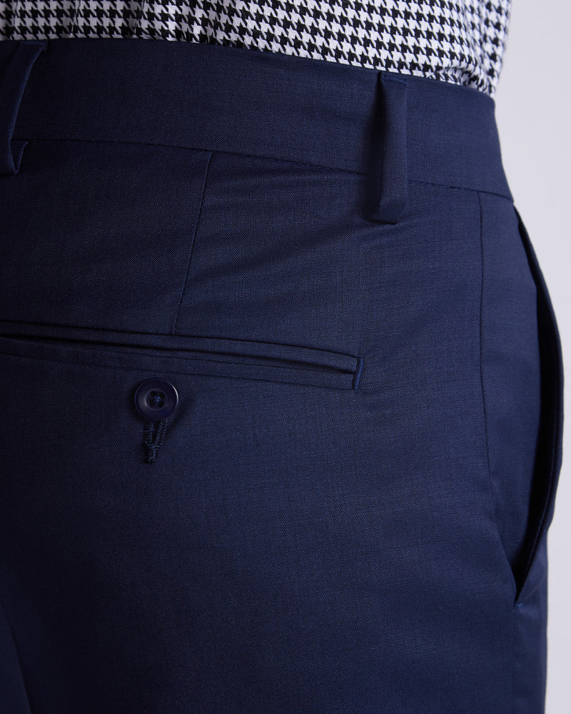 Visionary Blended Wool Dress Pants - Navy